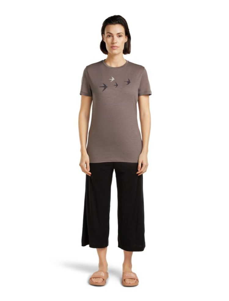 Tech Lite SS Tee Bird Transit 0KW Porcini