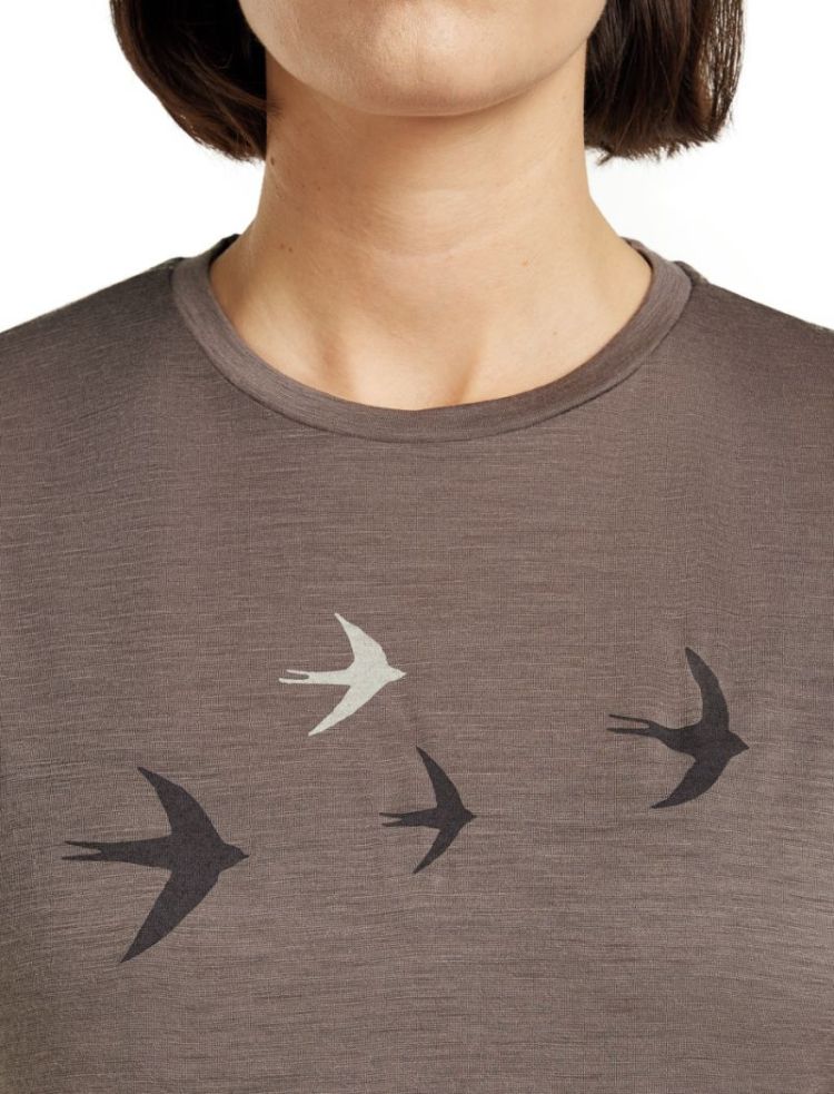 Tech Lite SS Tee Bird Transit 0KW Porcini