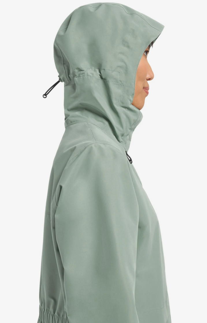Terraview 2L Coat Women E0272 Green Zinnia