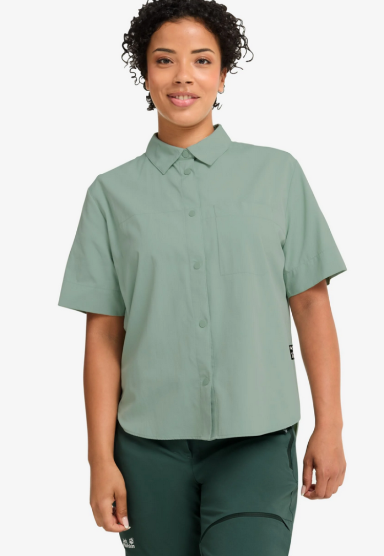 Sierra Canyon Shirt Women E0272 Green Zinnia