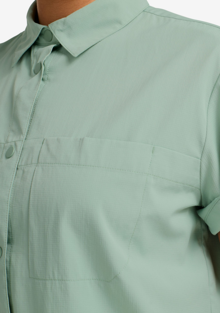 Sierra Canyon Shirt Women E0272 Green Zinnia