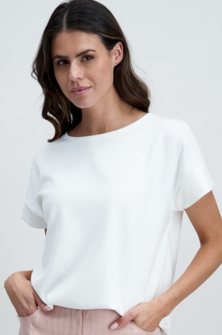 Sweater t-shirt superzachte kwaliteit 1 ecru   