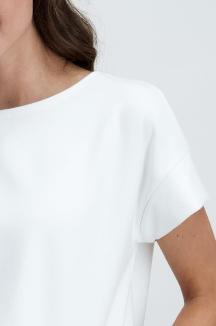 Sweater t-shirt superzachte kwaliteit 1 ecru   