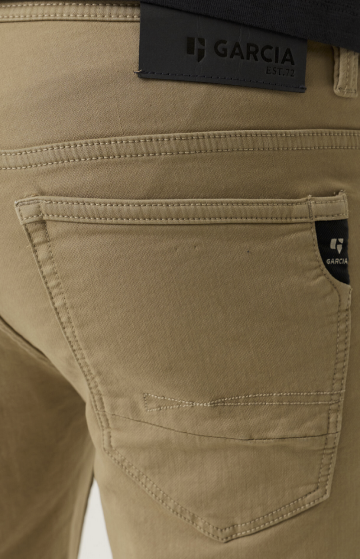 Russo short stretch zonder touwtjes 5104 hessian
