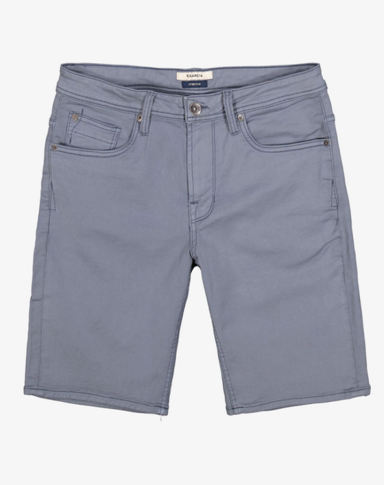 Russo short stretch zonder touwtjes 4825 stone blue