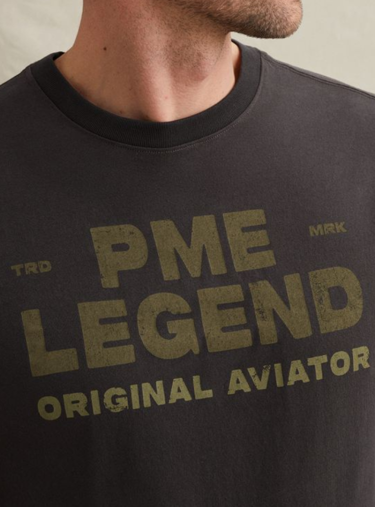 T-shirt grote letters PME LEGEND original aviator 9140 obsidian