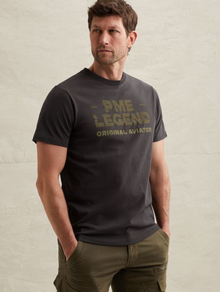 T-shirt grote letters PME LEGEND original aviator 9140 obsidian
