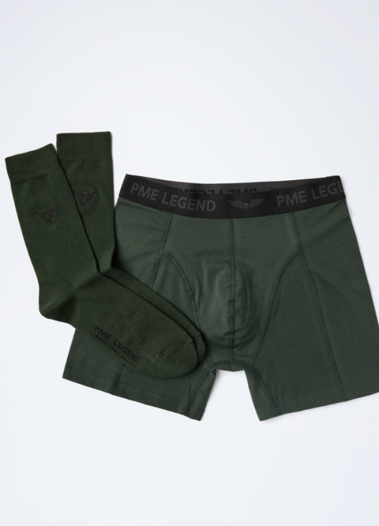 Box 1 boxershort en 1 paar kousen 6027 darkest Sp