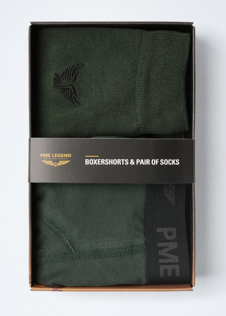 Box 1 boxershort en 1 paar kousen 6027 darkest Sp