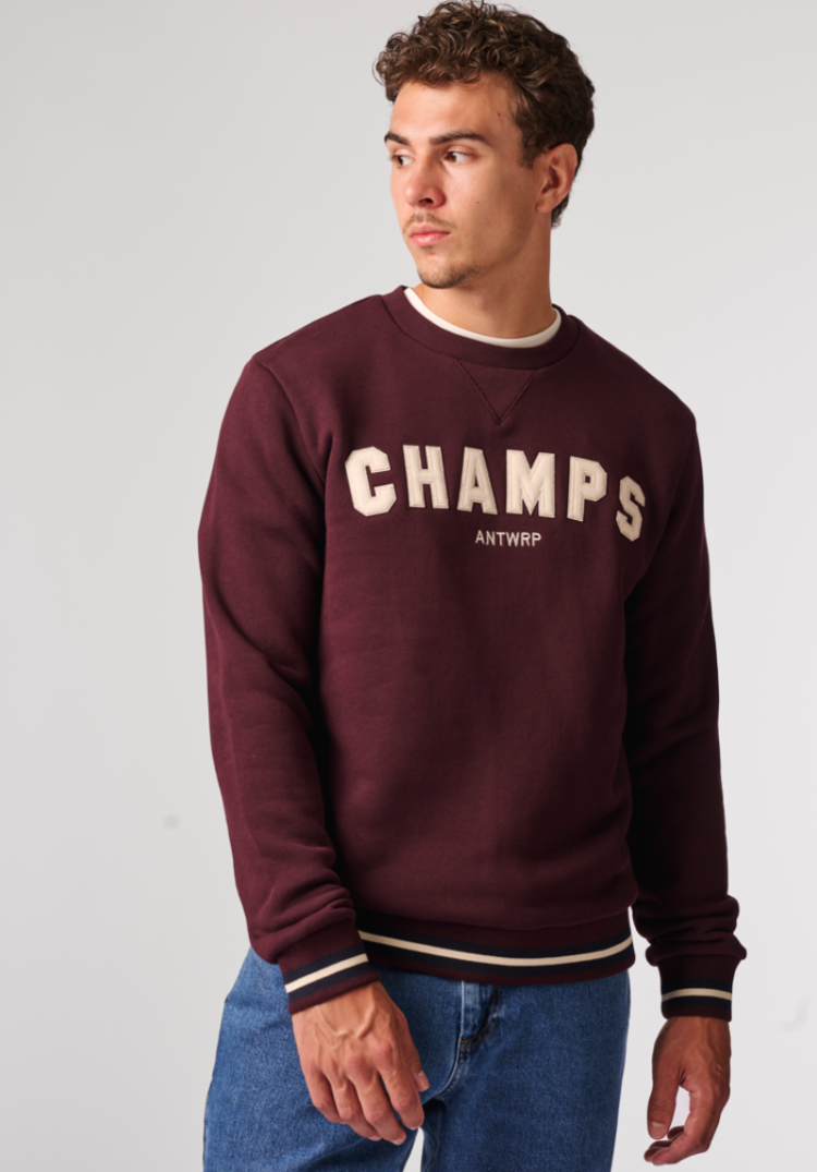 Sweater Champs 313 burgundy