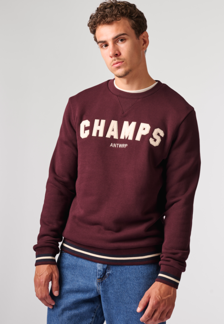 Sweater Champs 313 burgundy