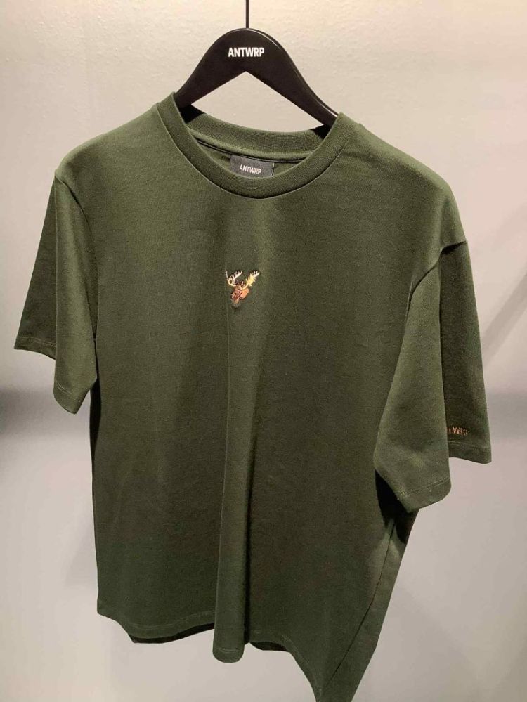 T-shirt Moose klein op de borst 526 evergreen