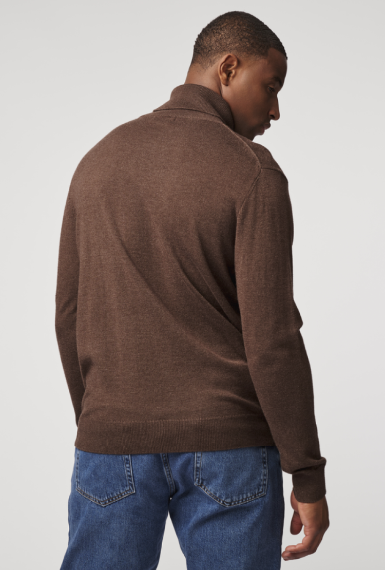Rolkraag basic 600 brown