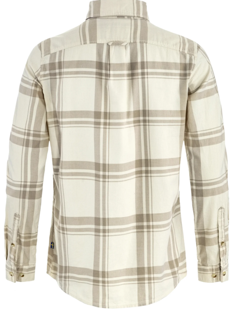Ovik Lite Flannel Shirt Women 113-118 chalk white-fossil