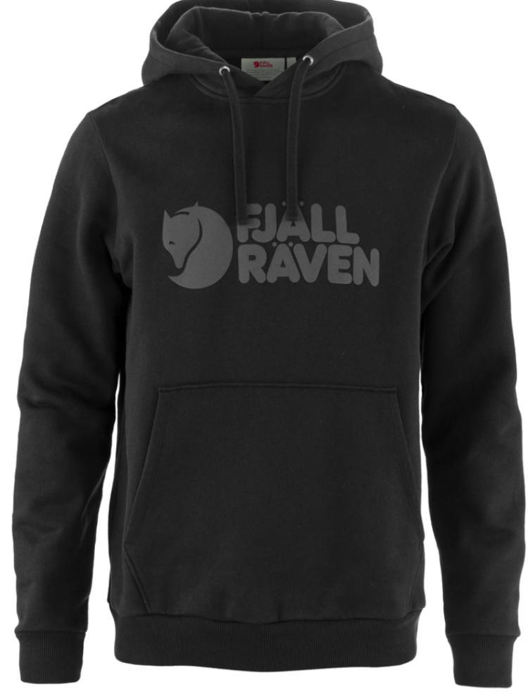 Fjällräven Logo Hoodie Men 550 black