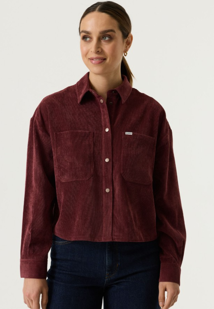 Hemdvestje ribfluweel  4081-rosewood