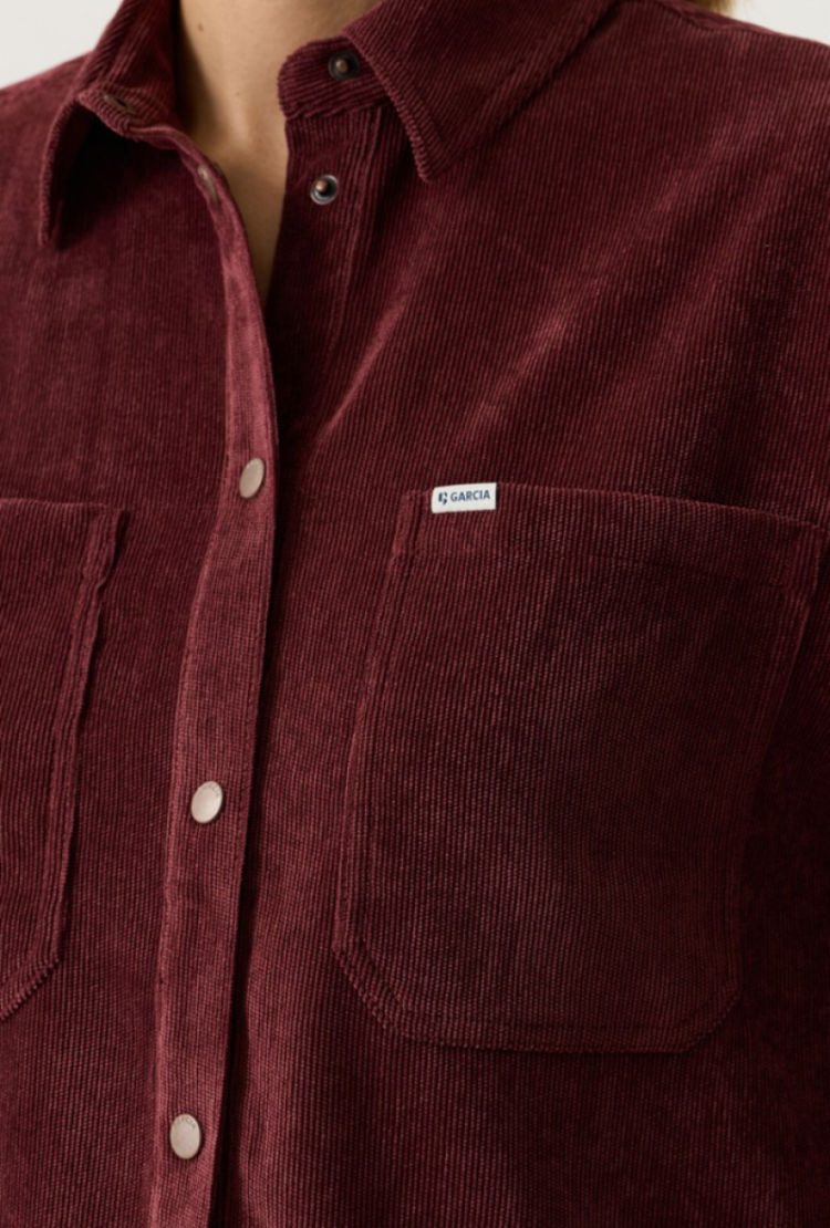 Hemdvestje ribfluweel  4081-rosewood