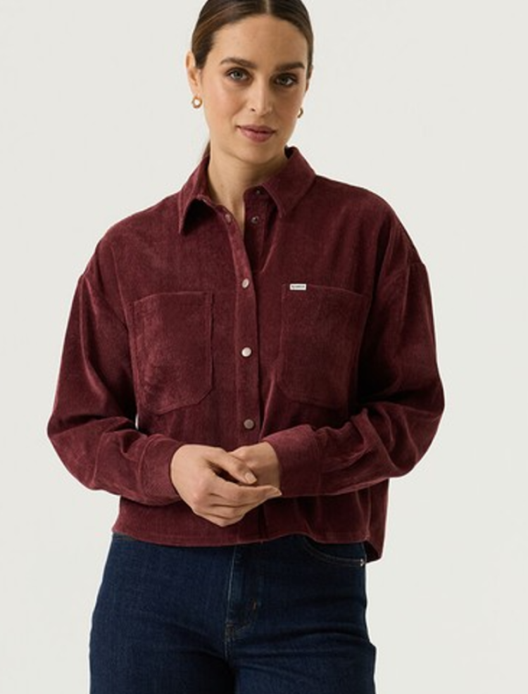 Hemdvestje ribfluweel  4081-rosewood