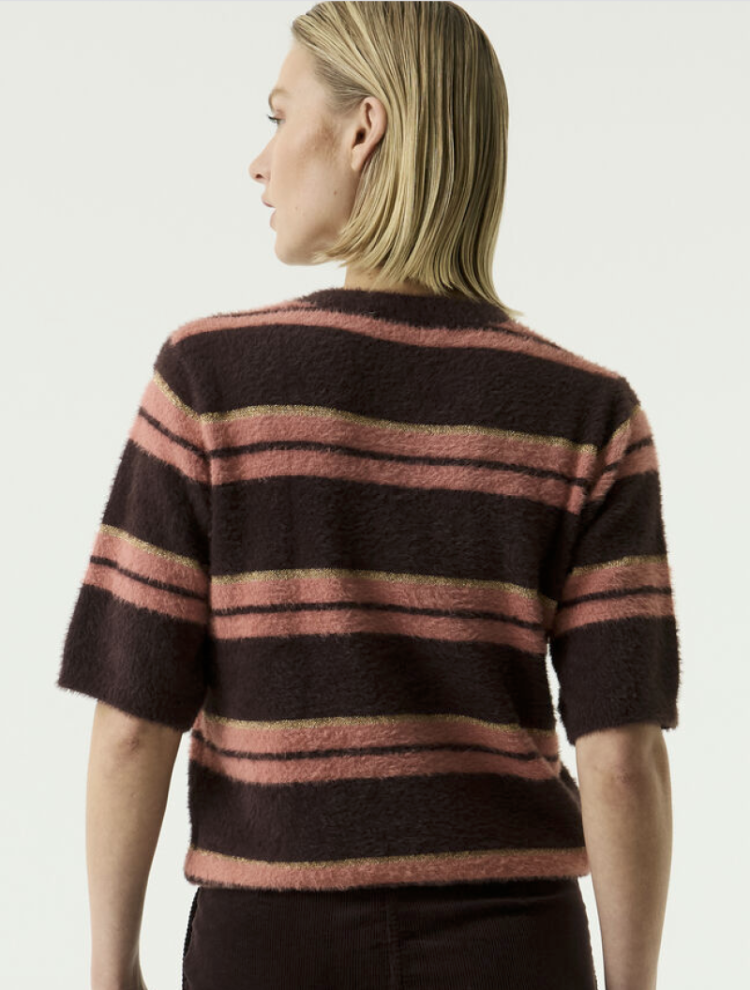 Pull km gestreept multi fluffy 4478-hazel bloom