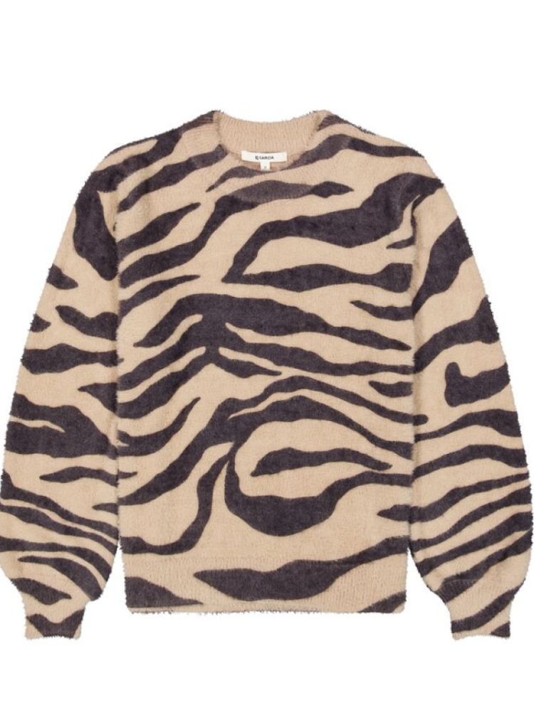 Pull zebra fluffy 60-black