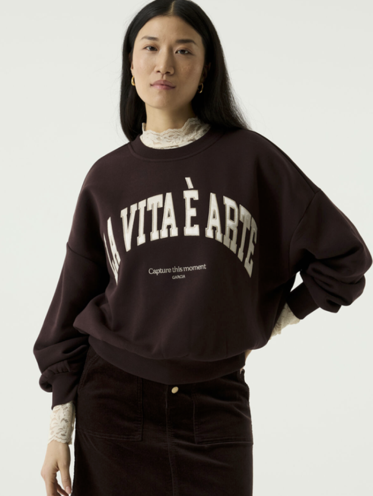 Sweater La Vita e Arte 4478-hazel bloom