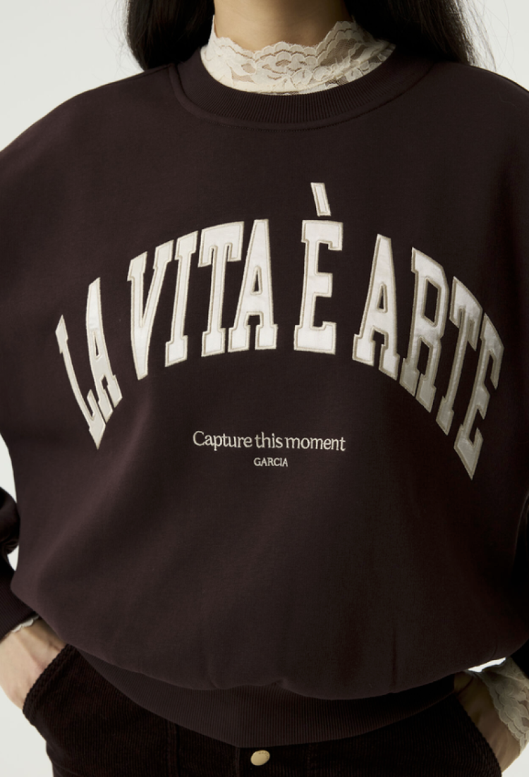 Sweater La Vita e Arte 4478-hazel bloom
