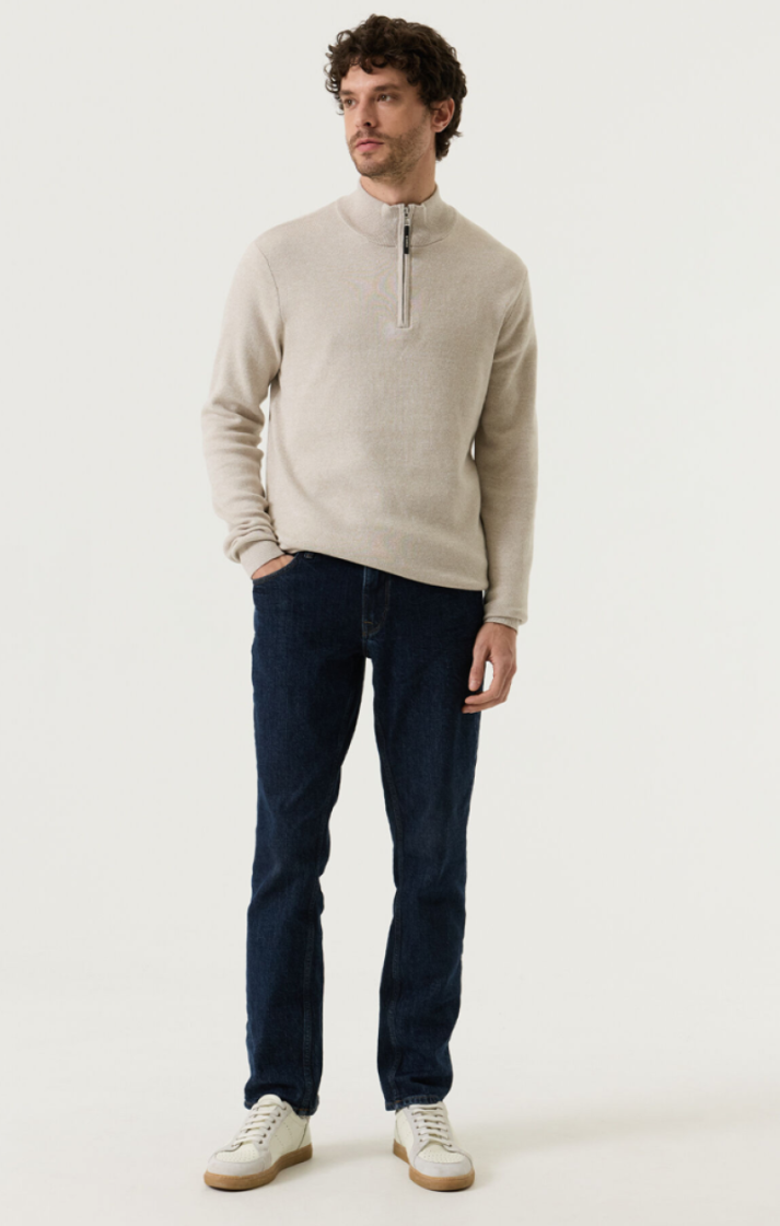 Pull halve rits basic 822-sand