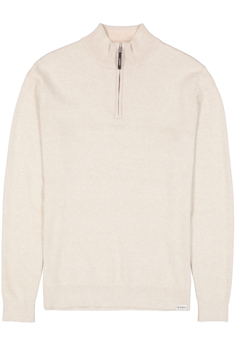 Pull halve rits basic 822-sand