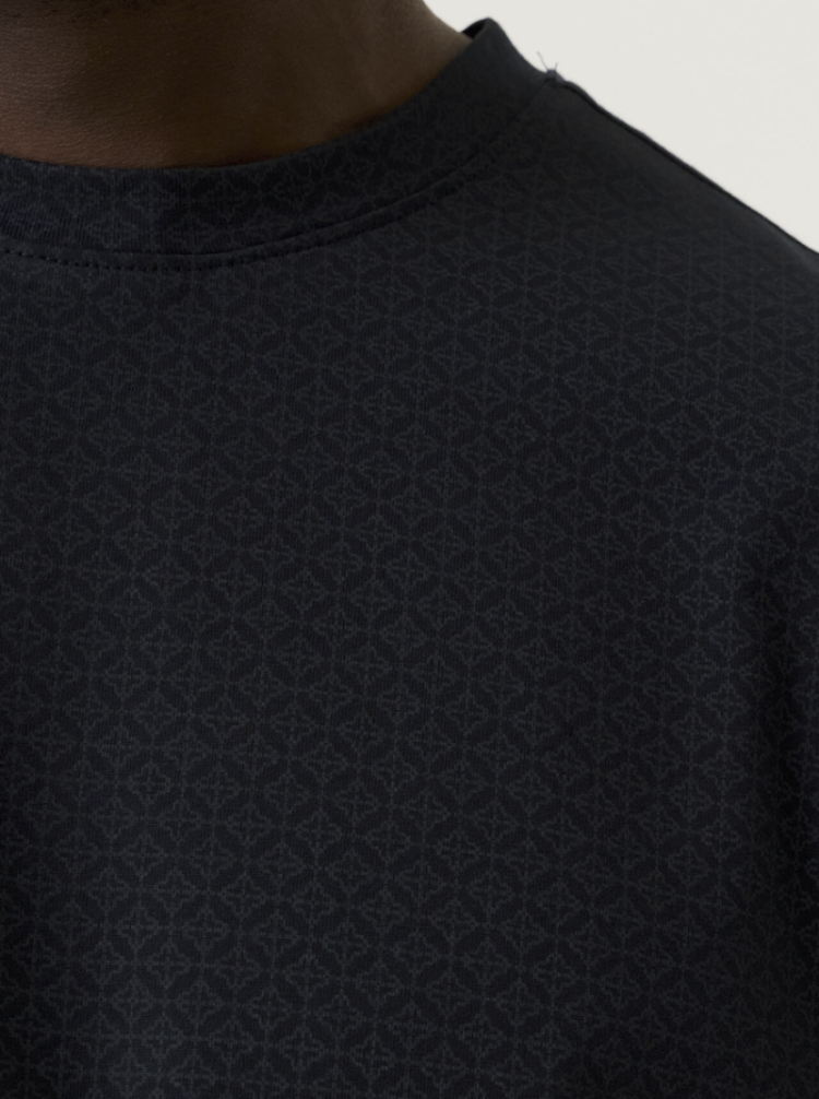 T-shirt AOP 20-dark navy