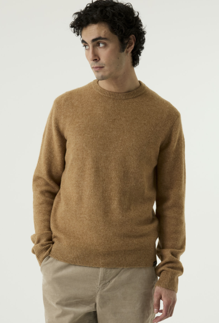 Pull dikker ronde hals zachte kwaliteit 4198-dusted och