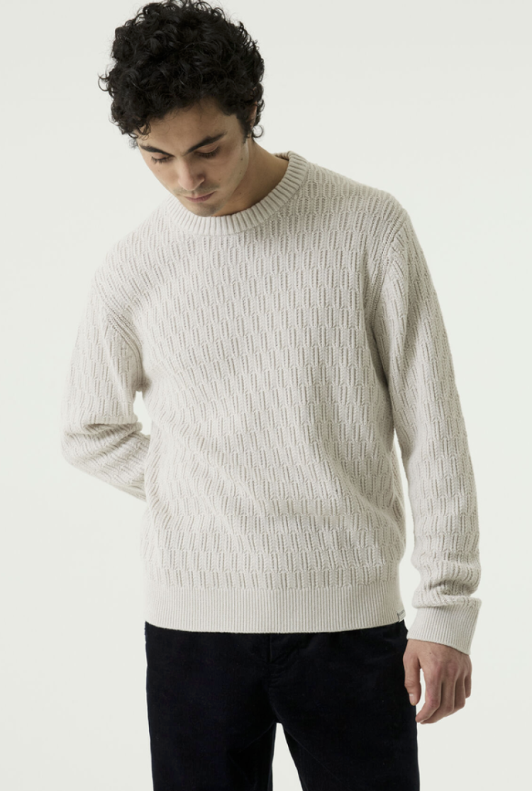 Pull grote structuur ronde hals 4115-soft buff