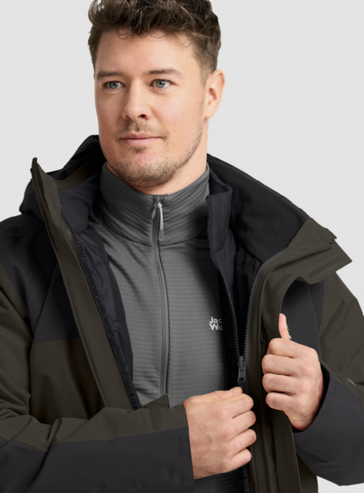 Jasper Pro 3in1 Jacket Men E0205 Obsidian Moss