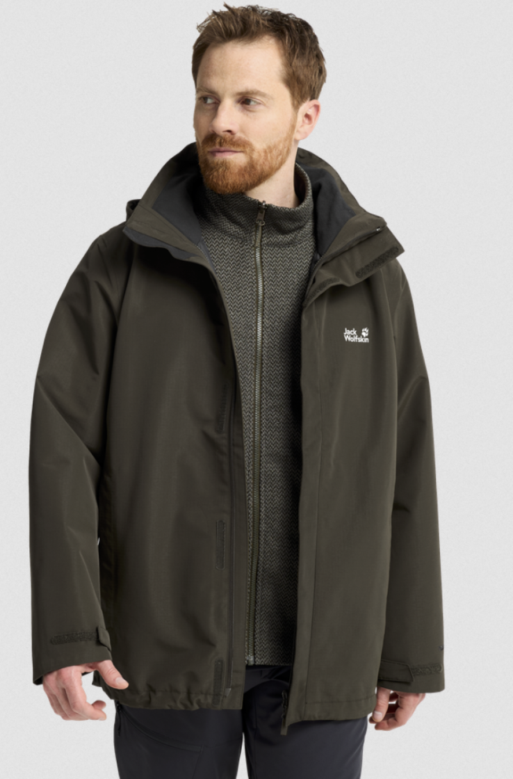 Pinetrail 3in1 Jacket Men E0205 Obsidian 