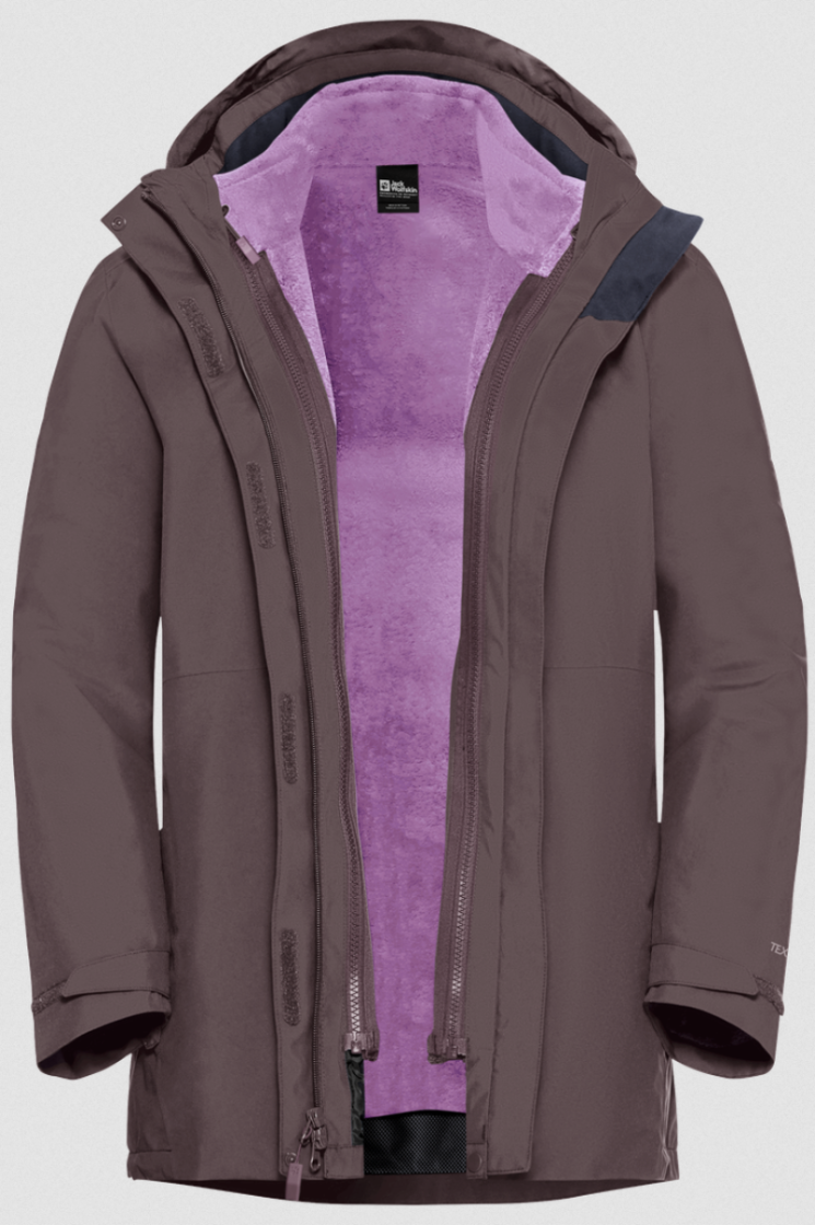 Rotwand 3in1 Jkt Women I0159 Sheer Plum