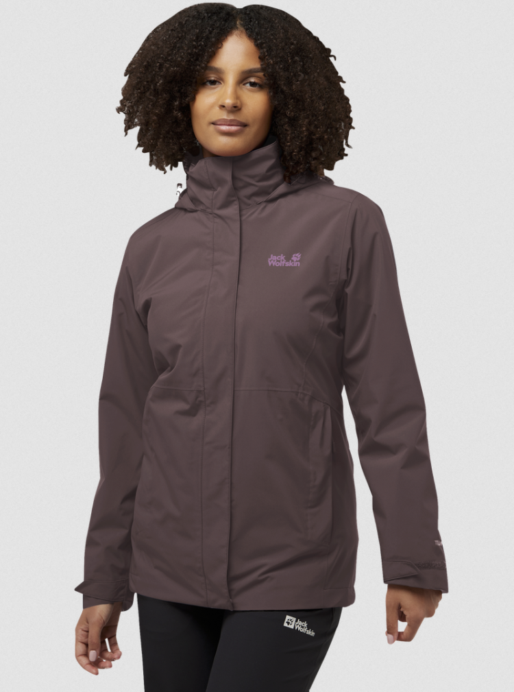 Rotwand 3in1 Jkt Women I0159 Sheer Plum