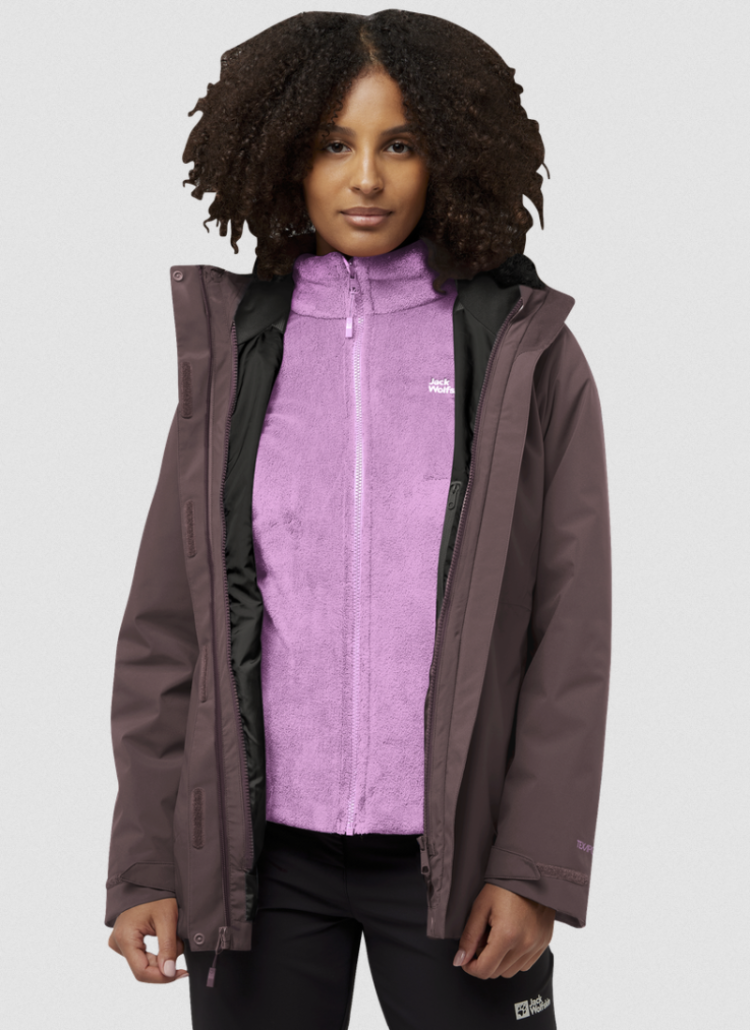 Rotwand 3in1 Jkt Women I0159 Sheer Plum
