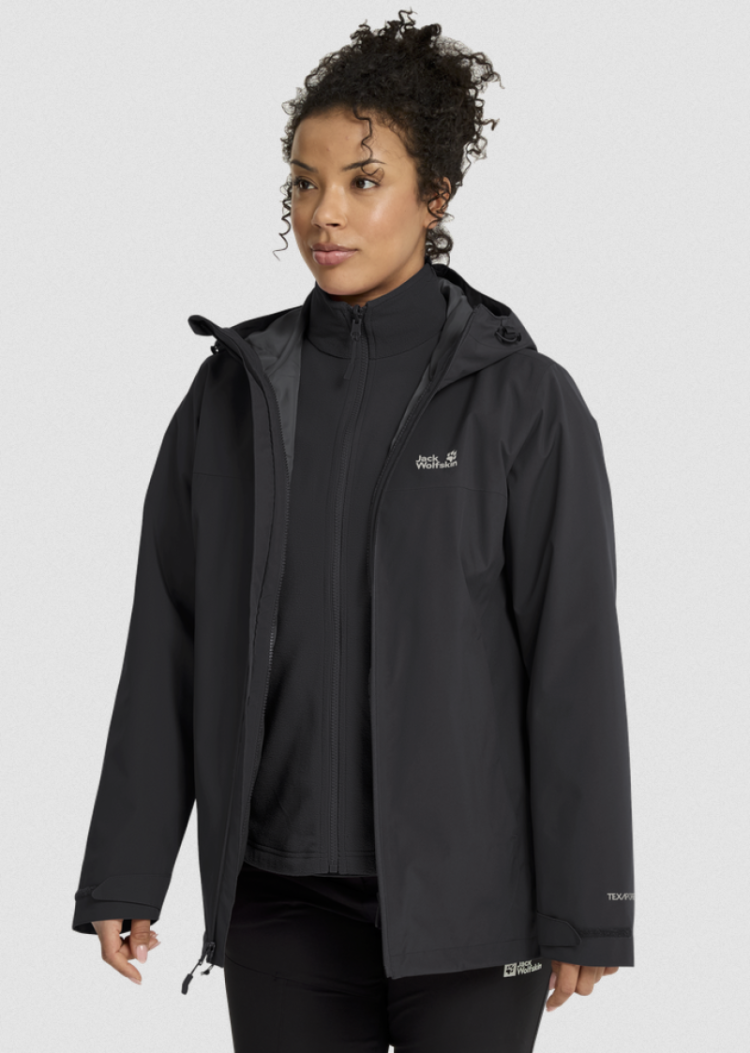 Moonrise 2 3in1 Jkt Women 6000 Black