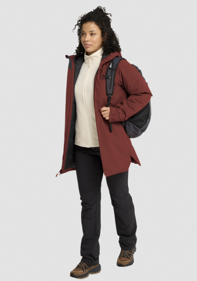 Heidelstein 2 Ins Jkt Women J0211 Merlot