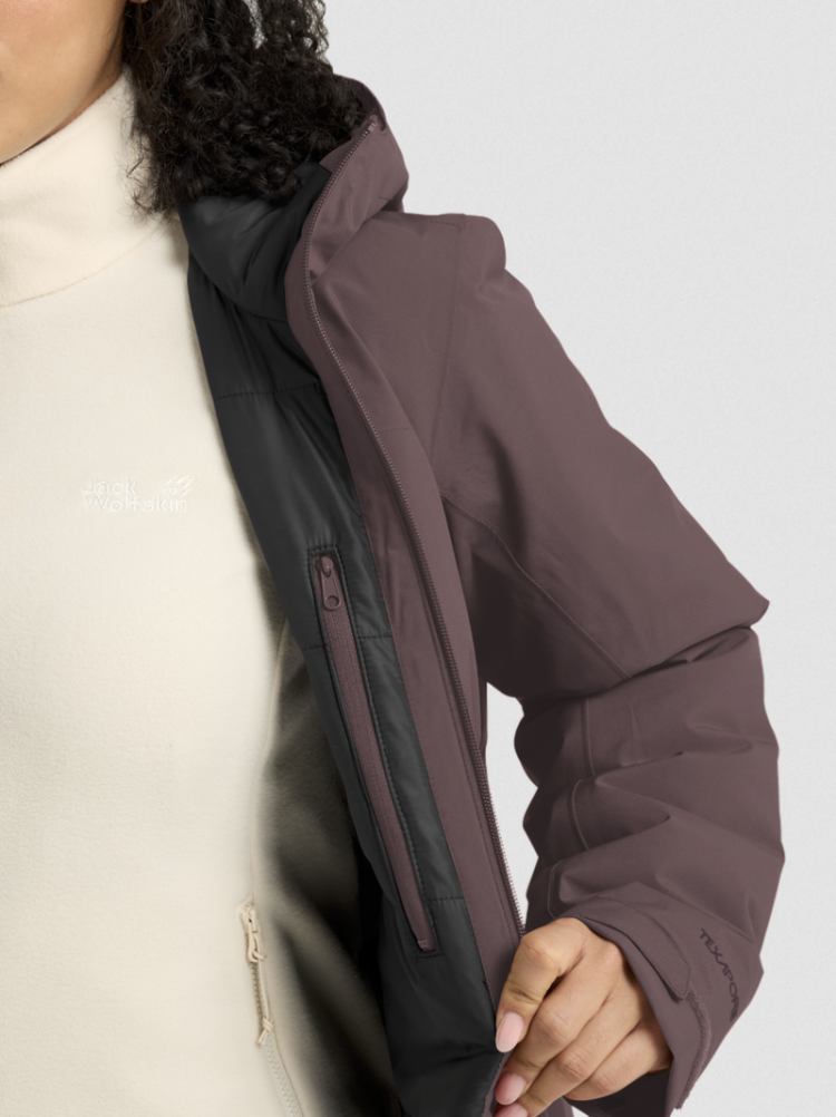 Heidelstein 2 Ins Jkt Women I0159 Sheer Plum