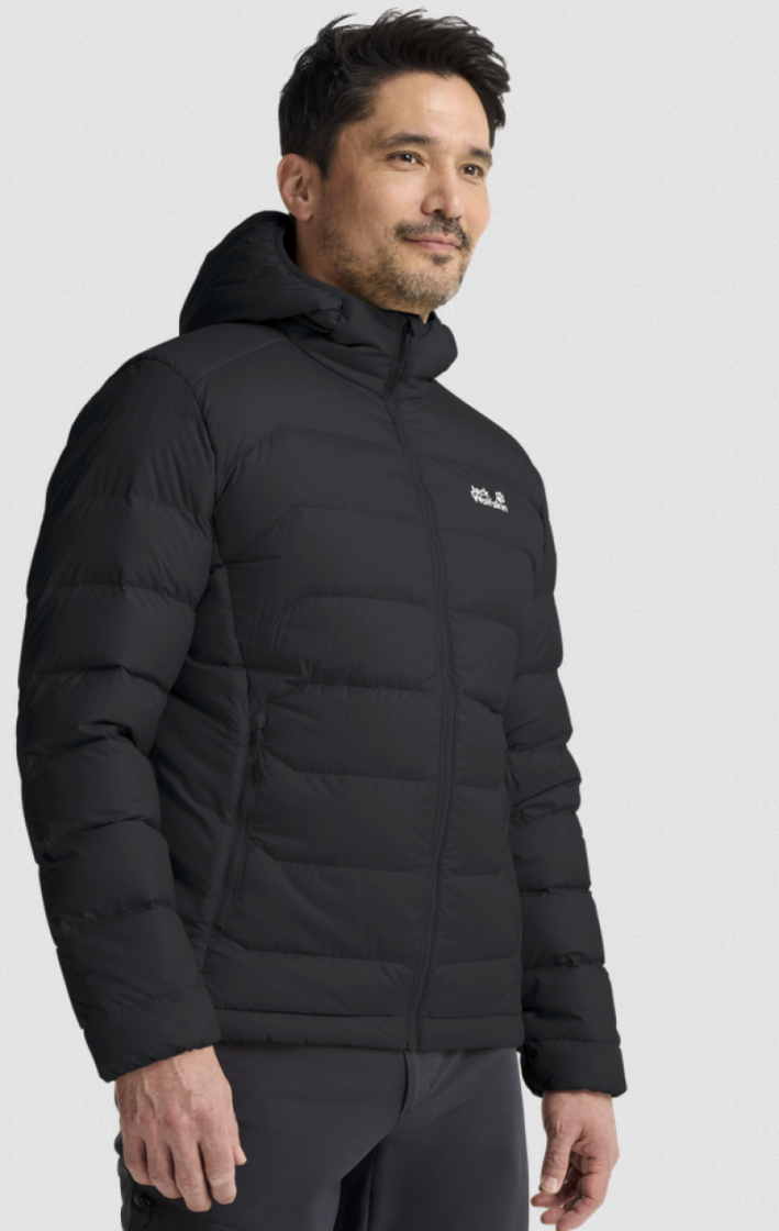 Wild Pass Down Hoody Men 6000 Black