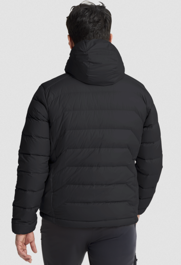 Wild Pass Down Hoody Men 6000 Black
