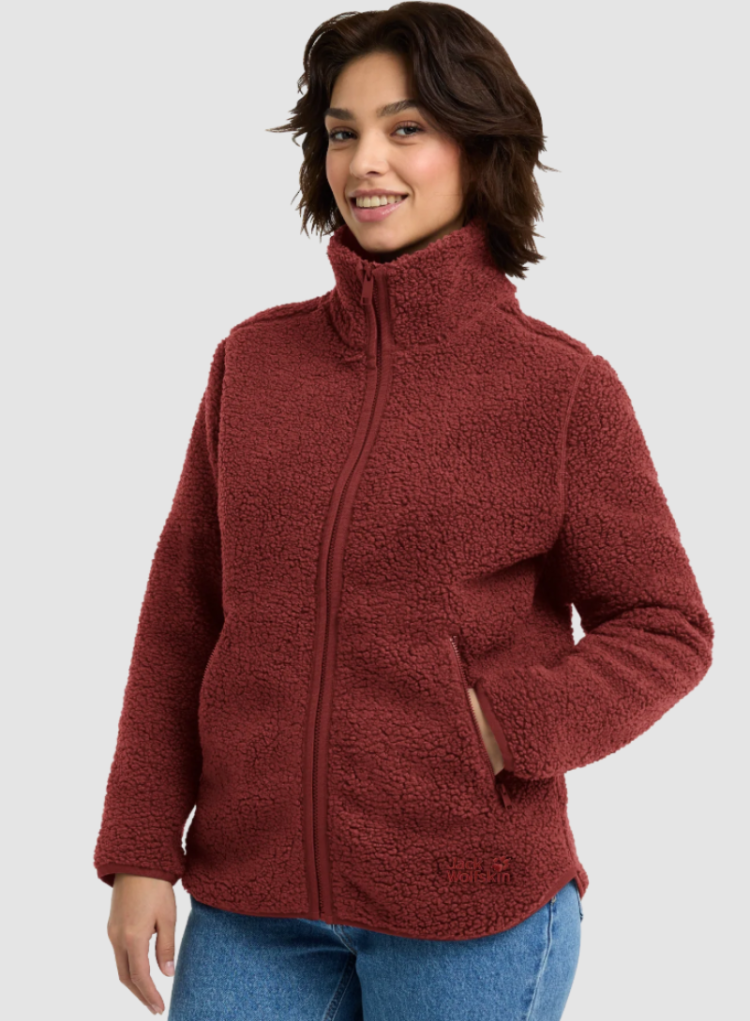 High Curl Jkt Women J0211 Merlot