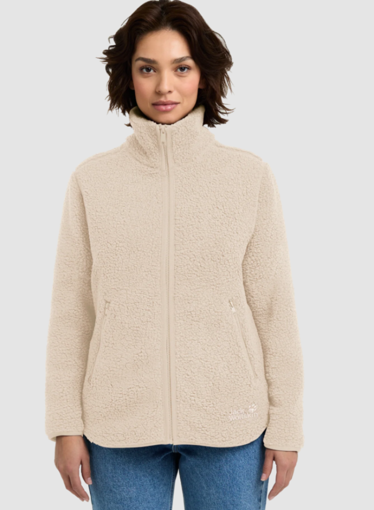 High Curl Jkt Women A0084 Oyster