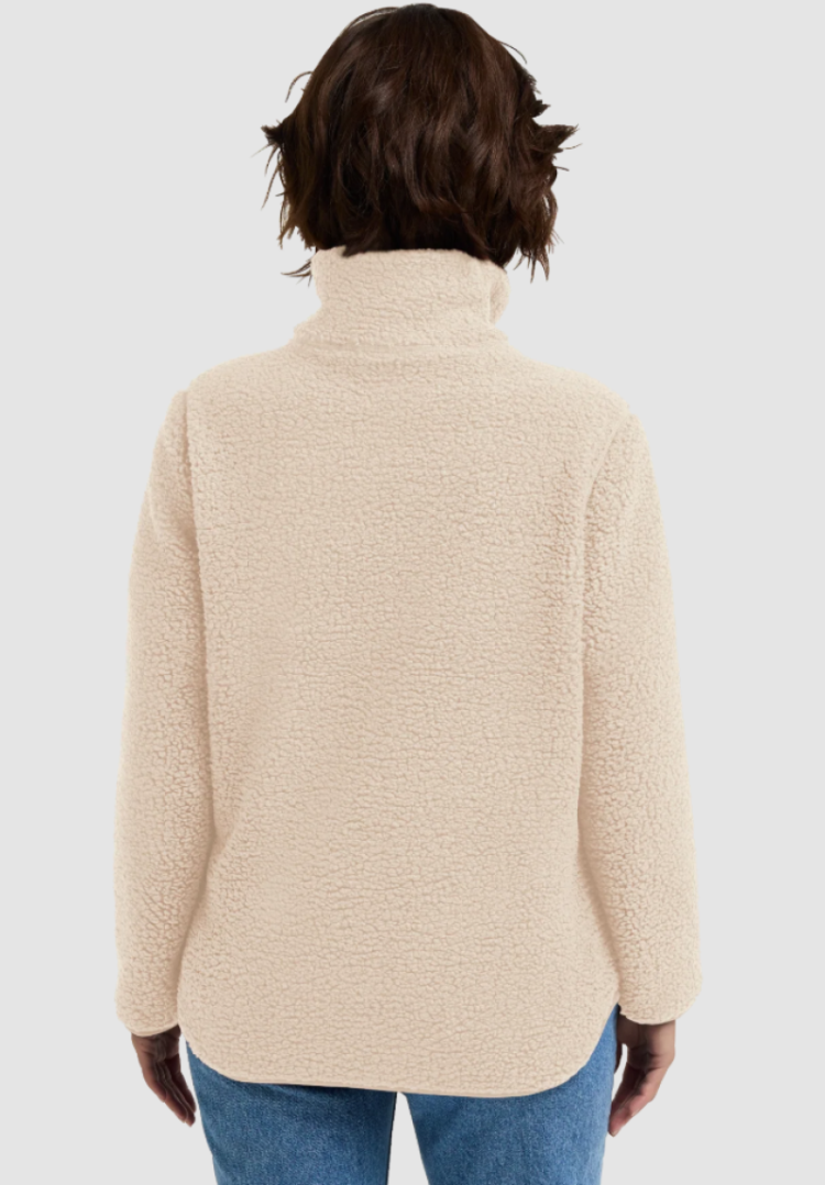 High Curl Jkt Women A0084 Oyster