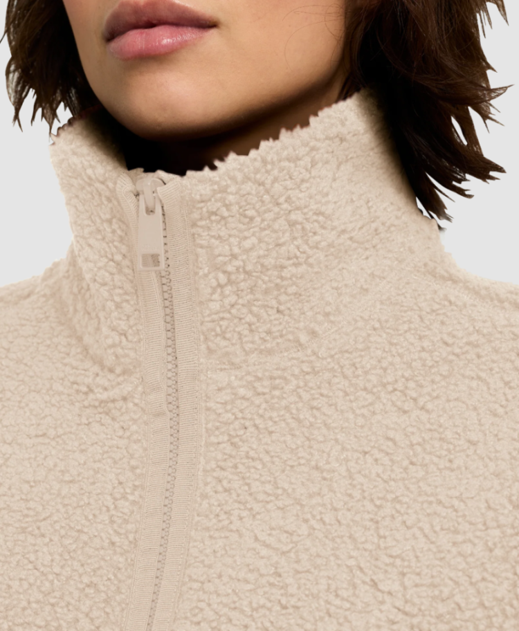 High Curl Jkt Women A0084 Oyster