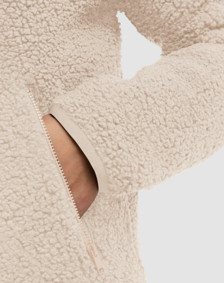 High Curl Jkt Women A0084 Oyster