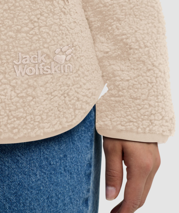 High Curl Jkt Women A0084 Oyster