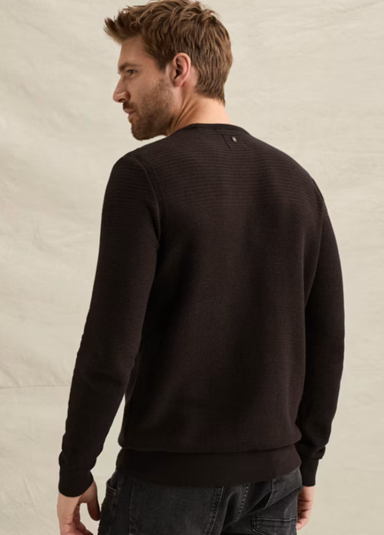 Pull ronde hals ACTIE 4357 Dark Aubergine