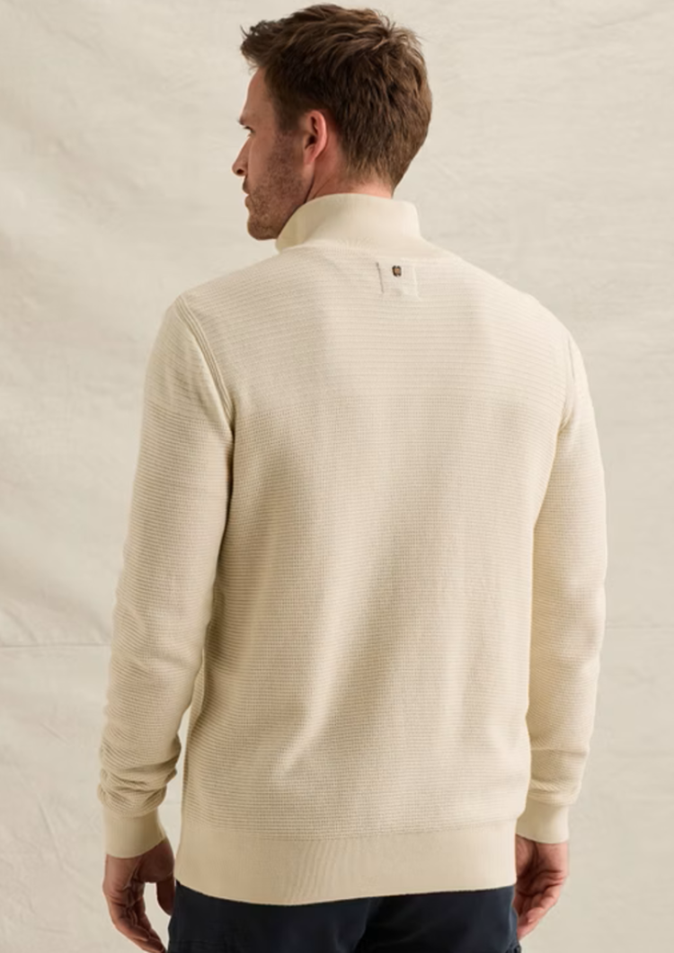 Pull halve rits ACTIE 7013 Bone White