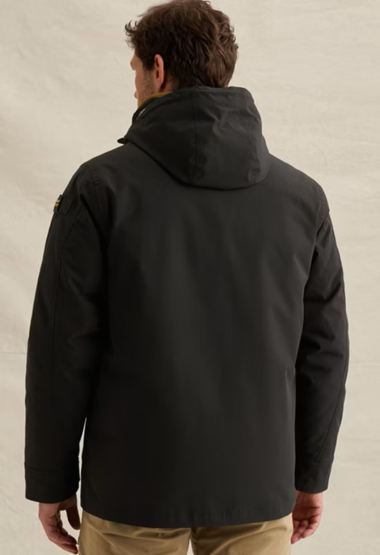 Jas uitneembare pels SNOWPACK 9067 Jet Black